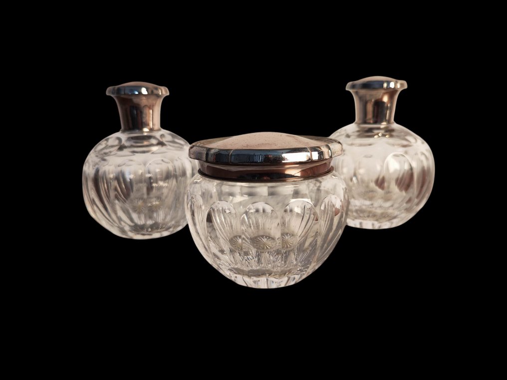 Pedro Durán - Juego de tocador - Jar (3) - .925 silver - 1950g #1.0