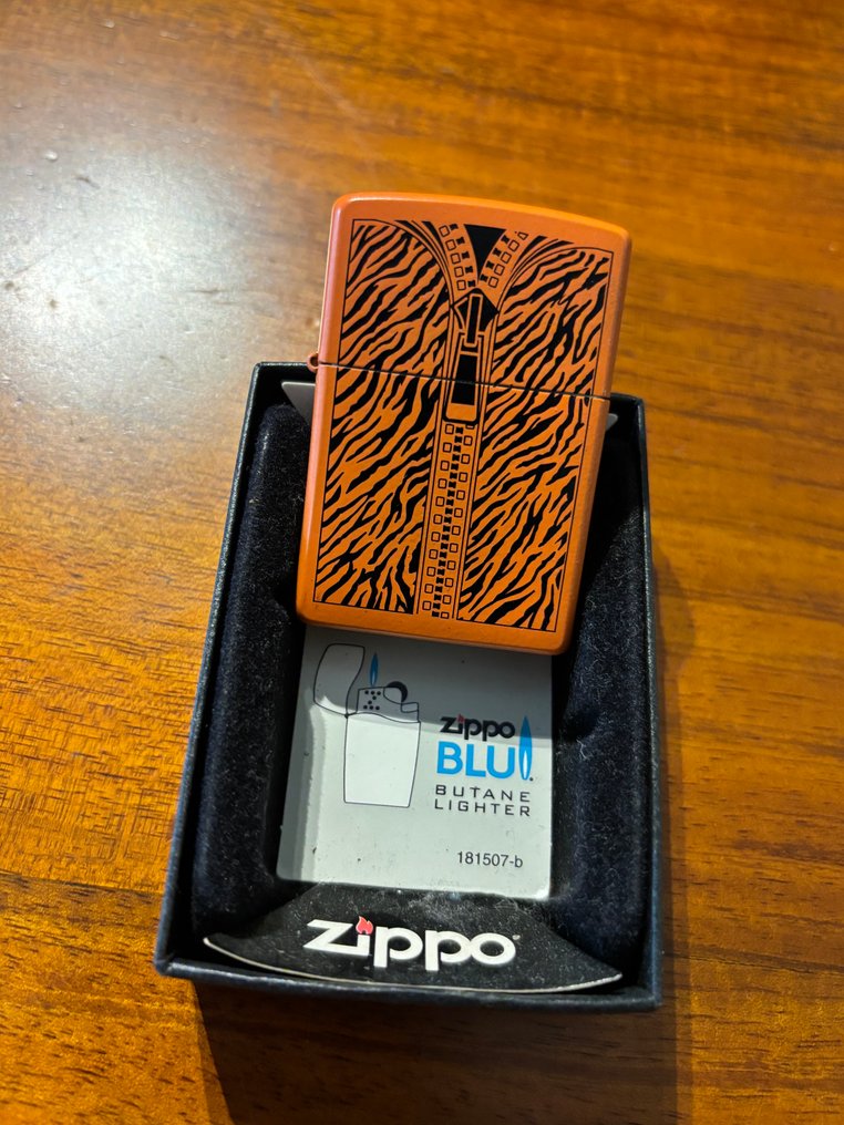Zippo - Rare Zippo Zipper 2010 in original box - χωρίς τιμή ασφαλείας - Αναπτήρας τσέπης - Χάλυβας (ανοξείδωτος) #1.0