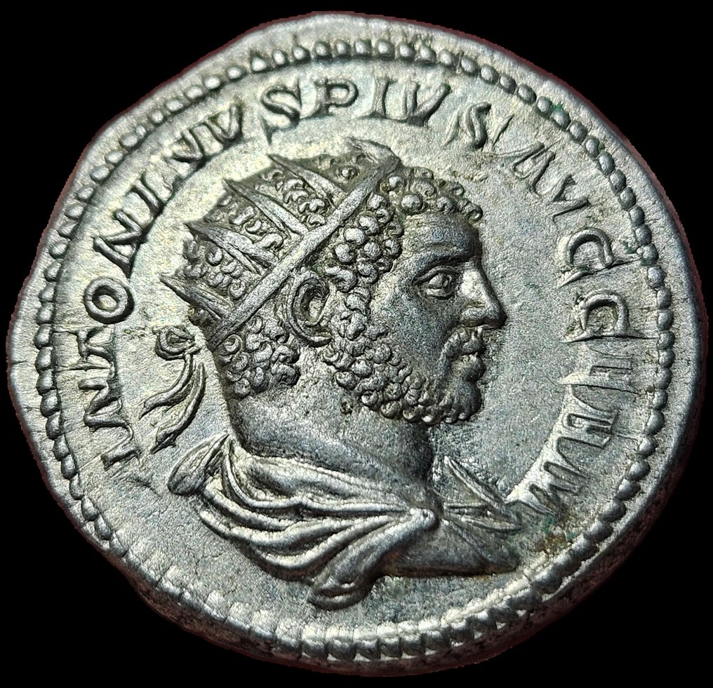 Impero romano. Caracalla (198-217 d.C.). Antoninianus Roma - Serapis #3.2