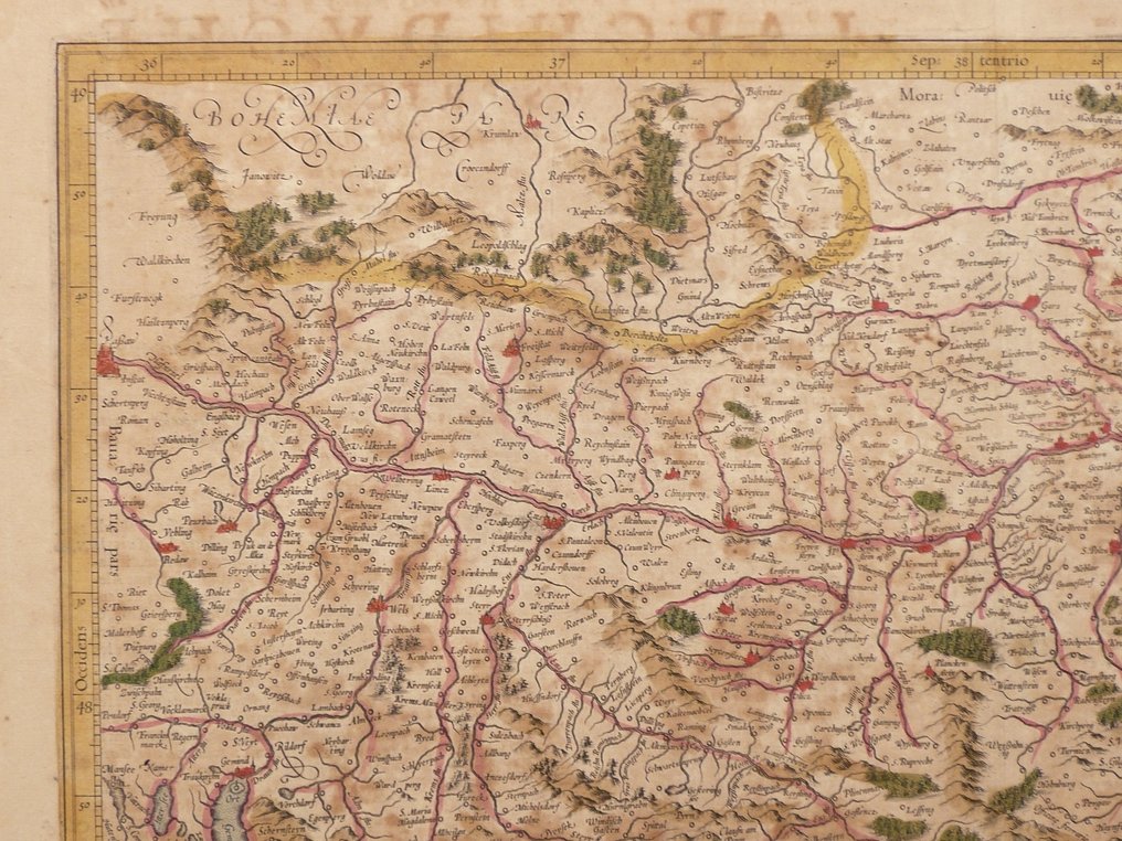 Austria - Donau / Vienna; Henricus Hondius - Austria Archiducatus - 1621-1650 #2.1