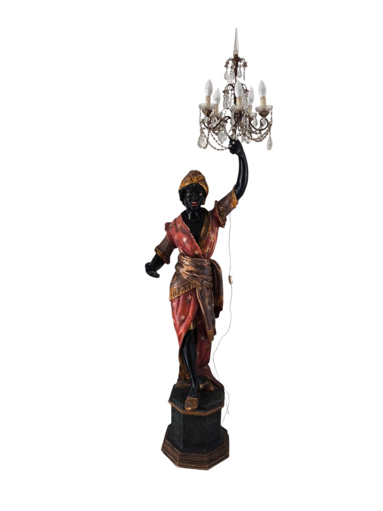 Candelabra vloerlamp - Hout - Moro #1.0