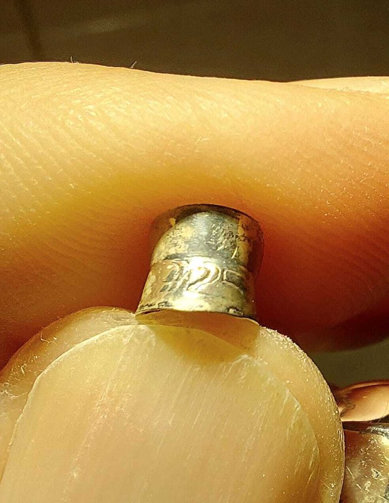 Sem preço de reserva - Colar com pingente Prata - recipiente de perfume #4.3