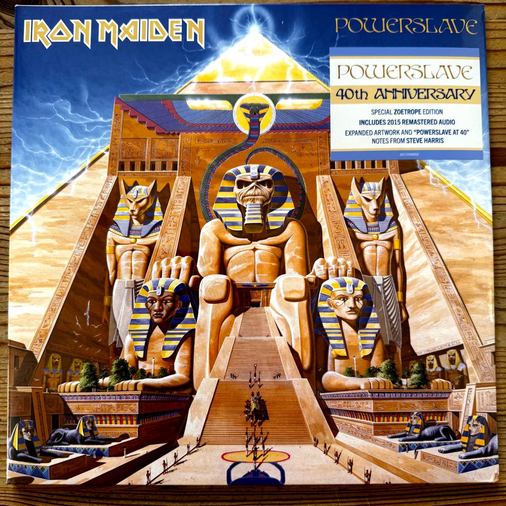 Iron Maiden - Powerslave [Zeotrope pressing] - LP - 第1次立體聲按壓 - 2024 #1.0