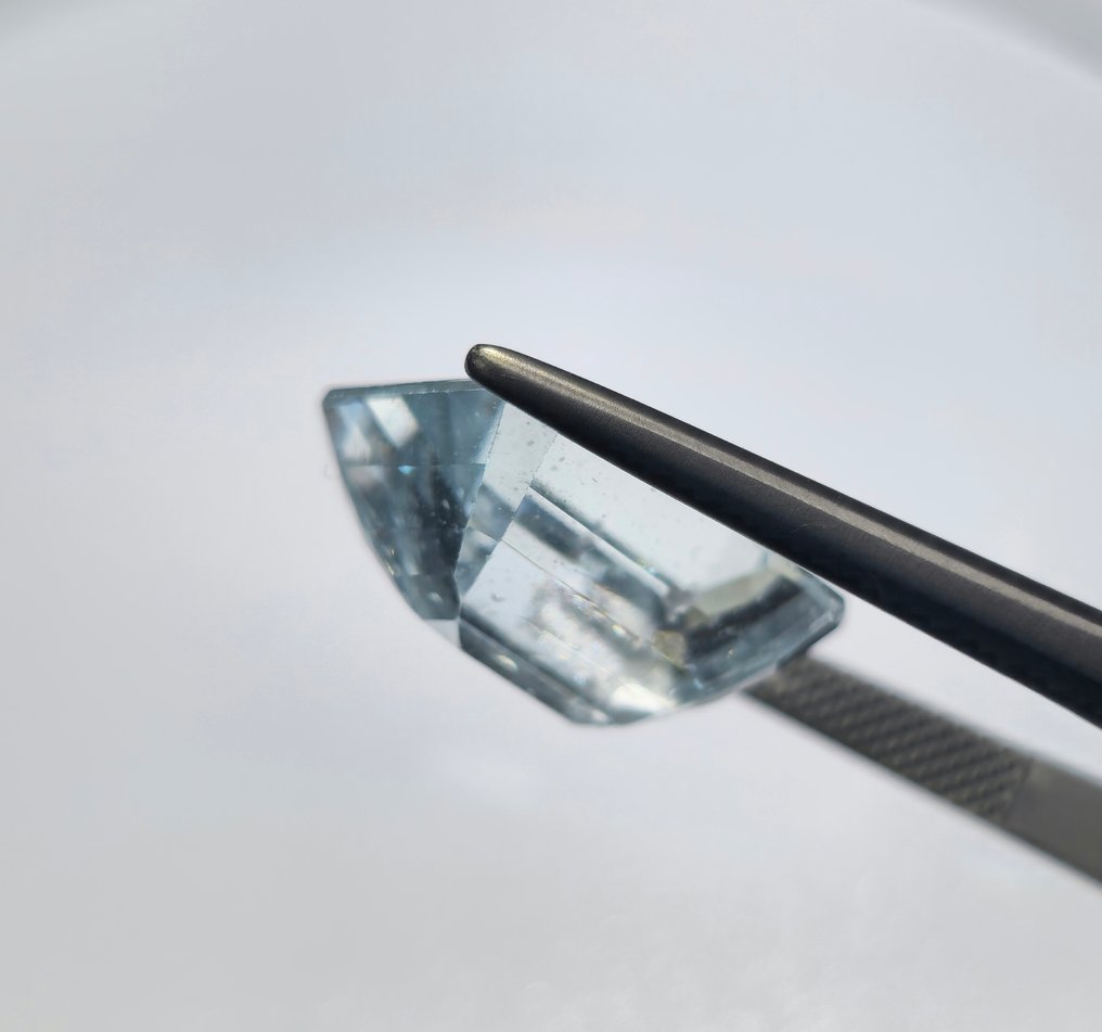 Zonder Minimumprijs - 1 pcs Blauw Aquamarijn - 11.19 ct - International Gemological Institute (IGI) #3.2