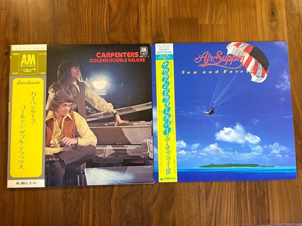 Carpenters & Air Supply - Carpenters “Golden Double Deluxe” (1972) & Air Supply “Now and Forever” (1982) - 2 LP Set - Both - Titoli vari - Disco in vinile - Stampa giapponese - 1972 #1.0