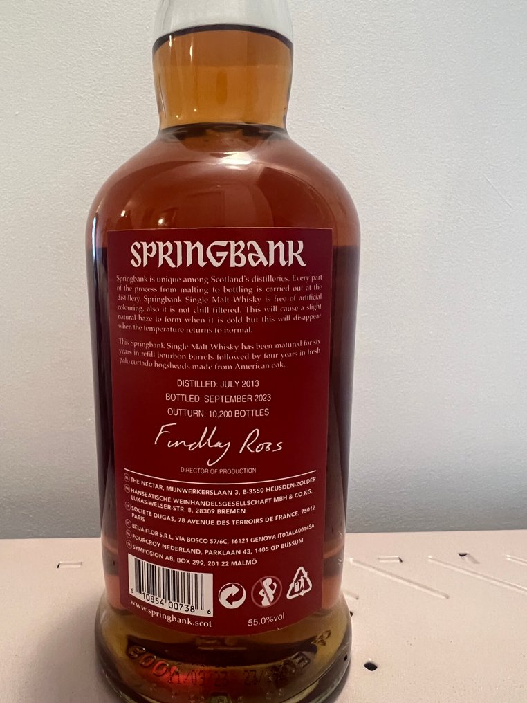 Springbank 2013 10 years old Palo Cortado Cask Matured  - b. 2023  - 70厘升 #3.2