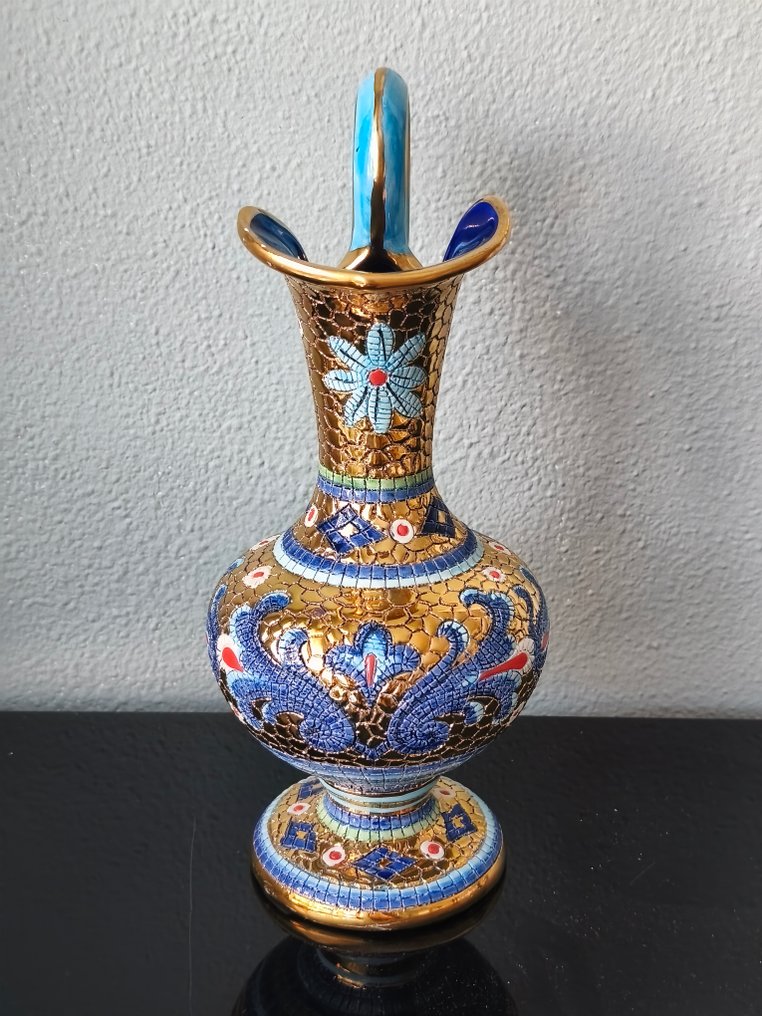 Gialletti G.P. - Vase - Majolica - Zecchino Oro 25 kt #1.0