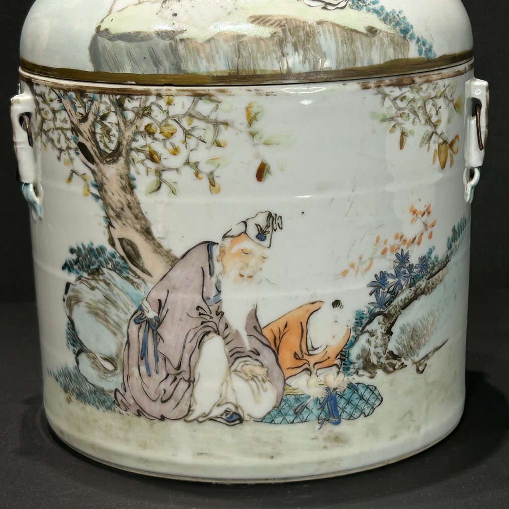 Jar - Porcelain - Qian Jiang vegetable pot #4.3