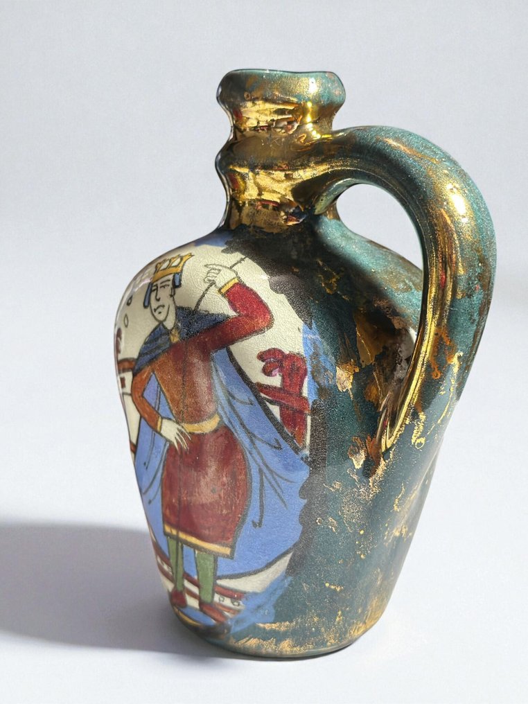 Marcel VAUTIER - 花瓶  - 陶瓷 - 带把手的瓶子花瓶 #3.2