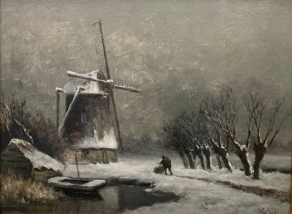 Carl Sierig - Hollands winterlandschap #1.0