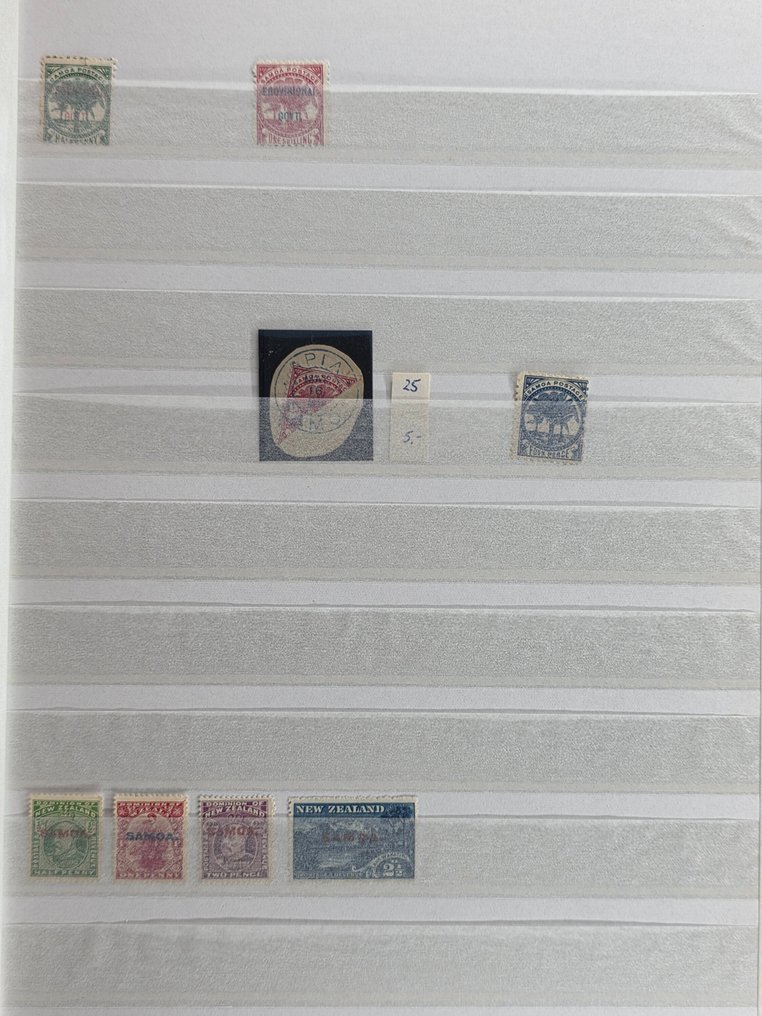 英联邦 1855/1990 - 在5个库存簿中的批次，包括富士、萨摩亚、新西兰和加拿大。 #1.0