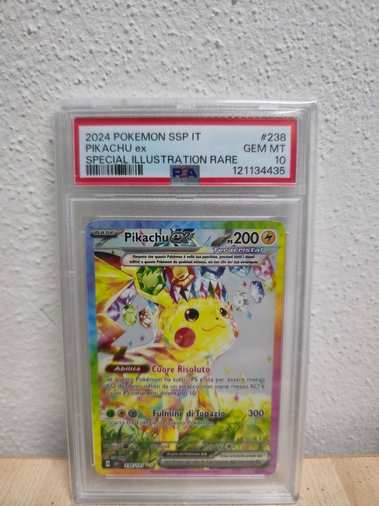 Pokémon - 1 Graded card - Pikachu #238 Alternativ kunst, Folie, Full kunst - PSA 10 - Scarlet & Violet - Special Illustration Rare #4.3