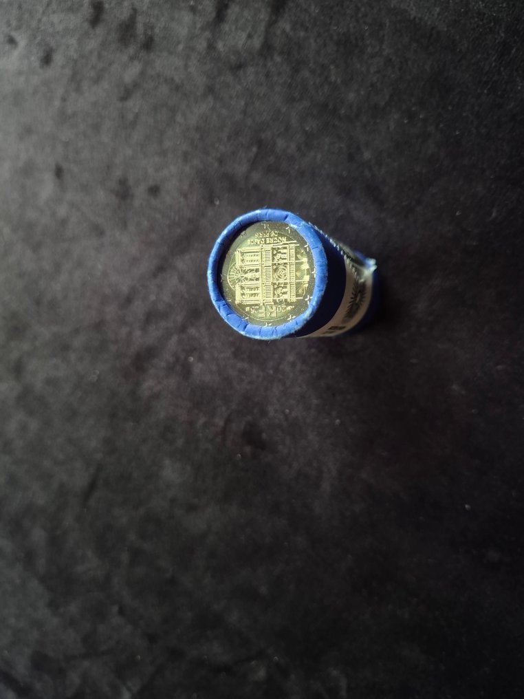 Frankrig. 2 Euro 2025 "Notre Dame" FDC (blauwe) (25 stuks) in zichtrol (Ingen mindstepris) #3.2