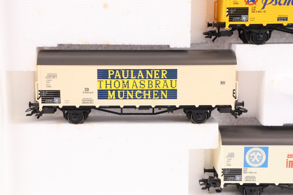 Märklin H0 - 46203 - Σετ τρένου μοντελισμού μεταφοράς εμπορευμάτων (1) - Σετ τριών μπυραριών 'Pschorr, Thomasbrau και Hackerbrau', όλων του Μονάχου. - DB #4.3