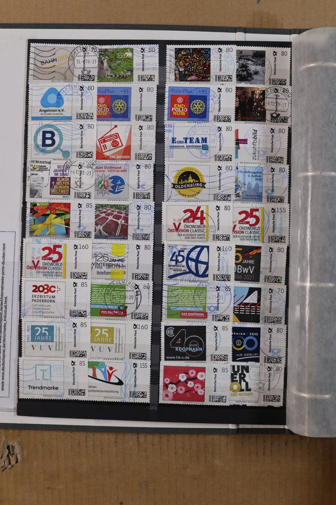 德国,联邦共和国 2018/2024 - 个人邮票和QR邮票收藏在存货纸上——全球免费送货* #1.0