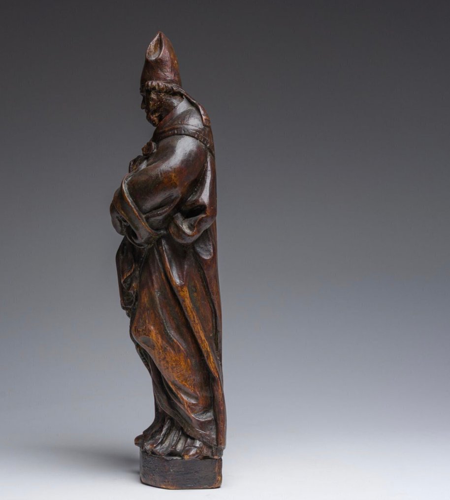 Sculpture, Sint-Pieter - 49 cm - Oak #1.0