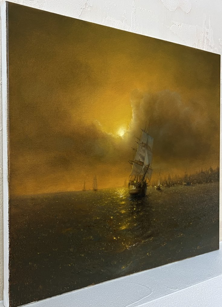 Alexander Borisenko (1974) - Ship near the shore #2.1