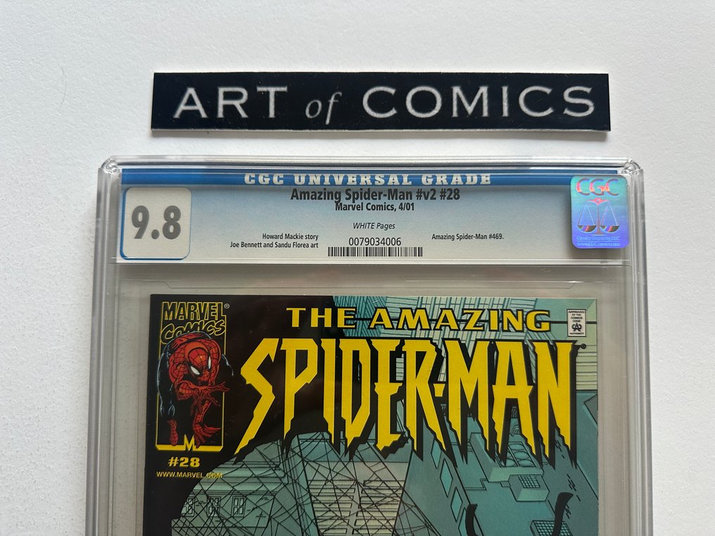The Amazing Spider-Man Vol #2 #28 - CGC 9.8 - 1 Graded comic - EO - 2001 #2.1