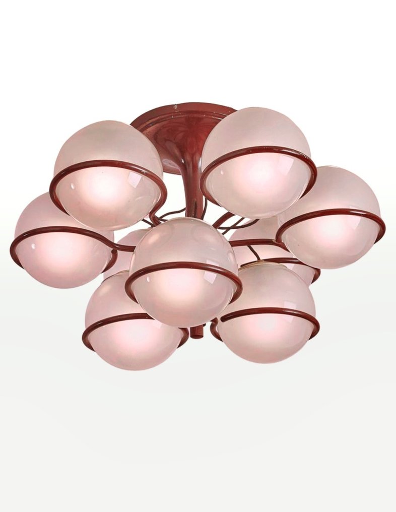 Arteluce - Gino Sarfatti - 枝形吊灯 - 玻璃, 金属 #4.3