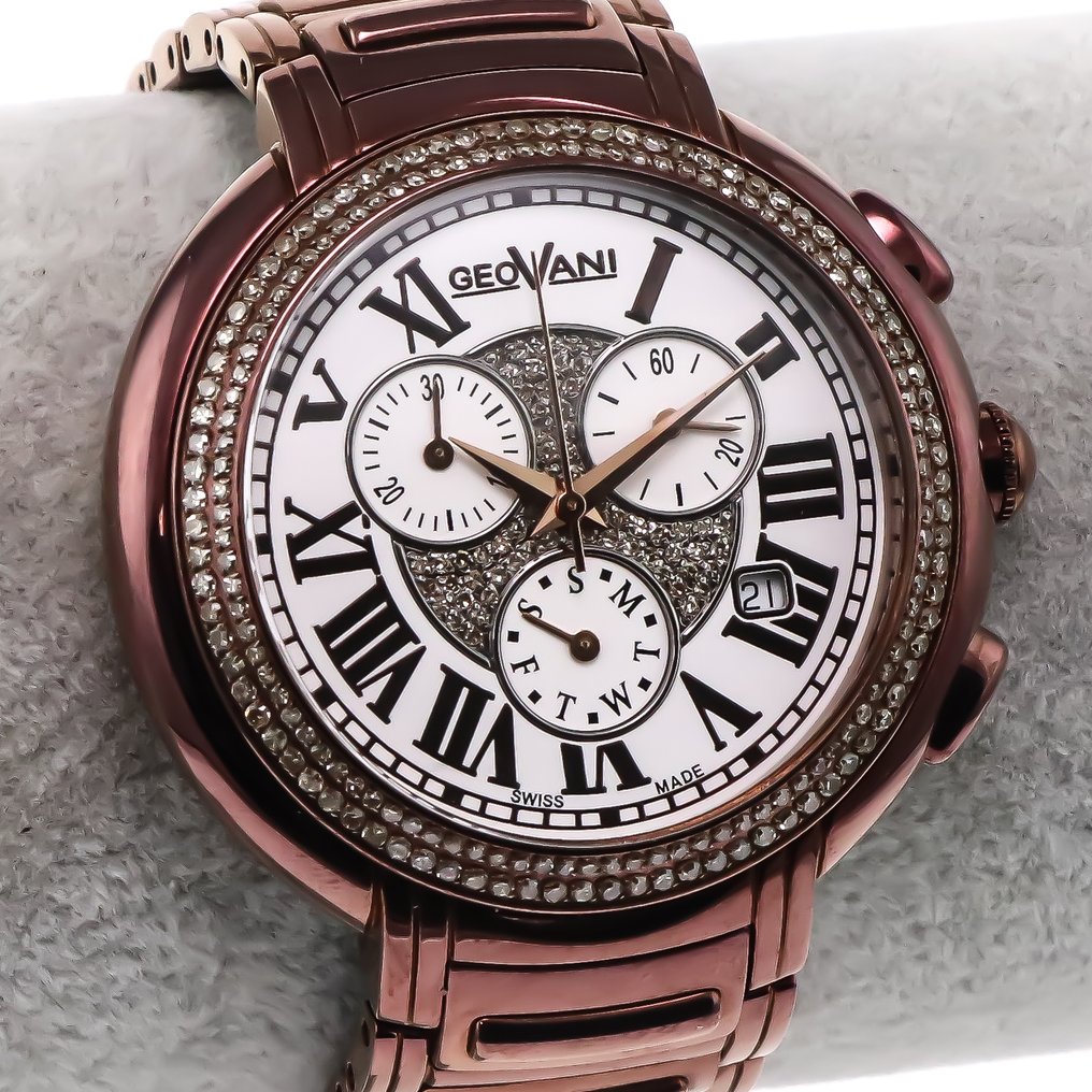 GEOVANI - Diamond Swiss Watch - GOC503-CC-D-1 - Nincs minimálár - Férfi - 2010-2020 #1.0