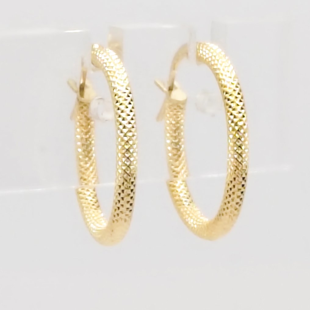 Nincs minimálár - Drop fülbevaló - 18 kt. Sárga arany #1.0