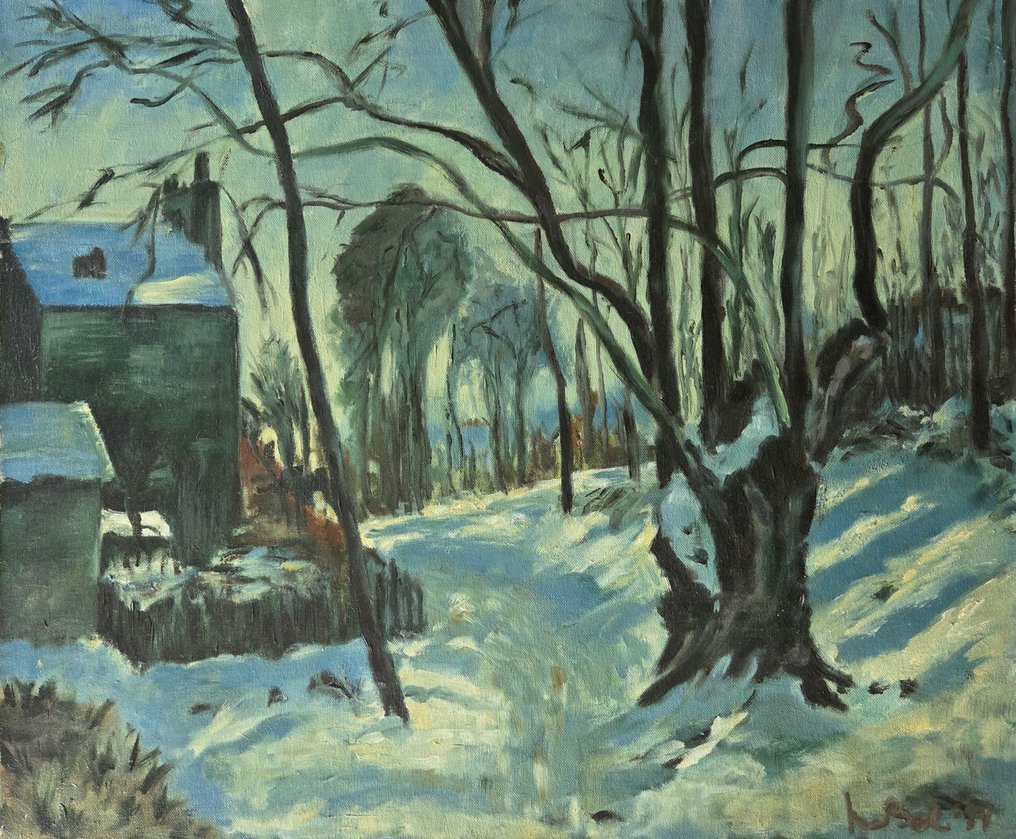 Kees Bol (1916-2009) - Winterlandschap #1.0