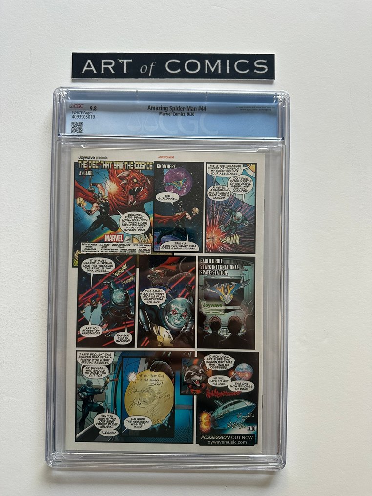 The Amazing Spider-Man (Vol. 5) #44 - CGC 9.8 - 1 Graded comic - EO - 2020 #1.0