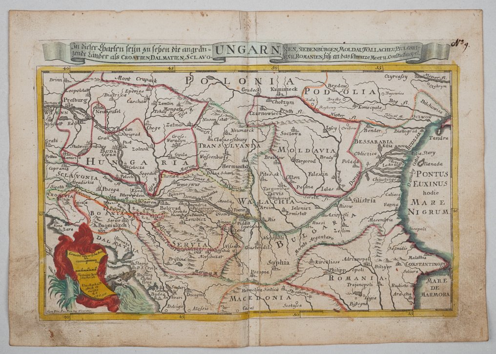 Ungarn - Kroatia, Serbia, Romania, osv.; Elias Baeck - Ungarn - 1721-1750 #1.0