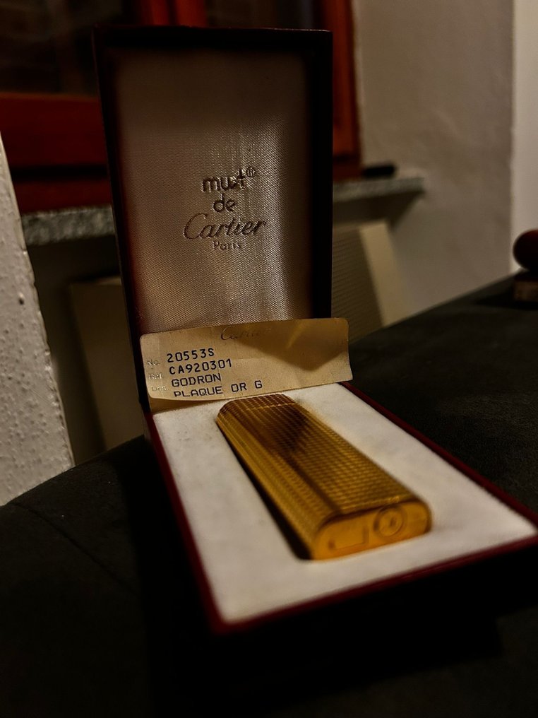 Cartier - Godron - 没有保留价 - 口袋打火机 - 镀金 #1.0