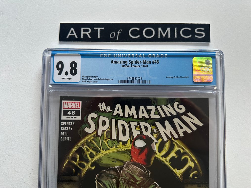 The Amazing Spider-Man (Vol. 5) #48 - CGC 9.8 - 1 Graded comic - EO - 2020 #2.1