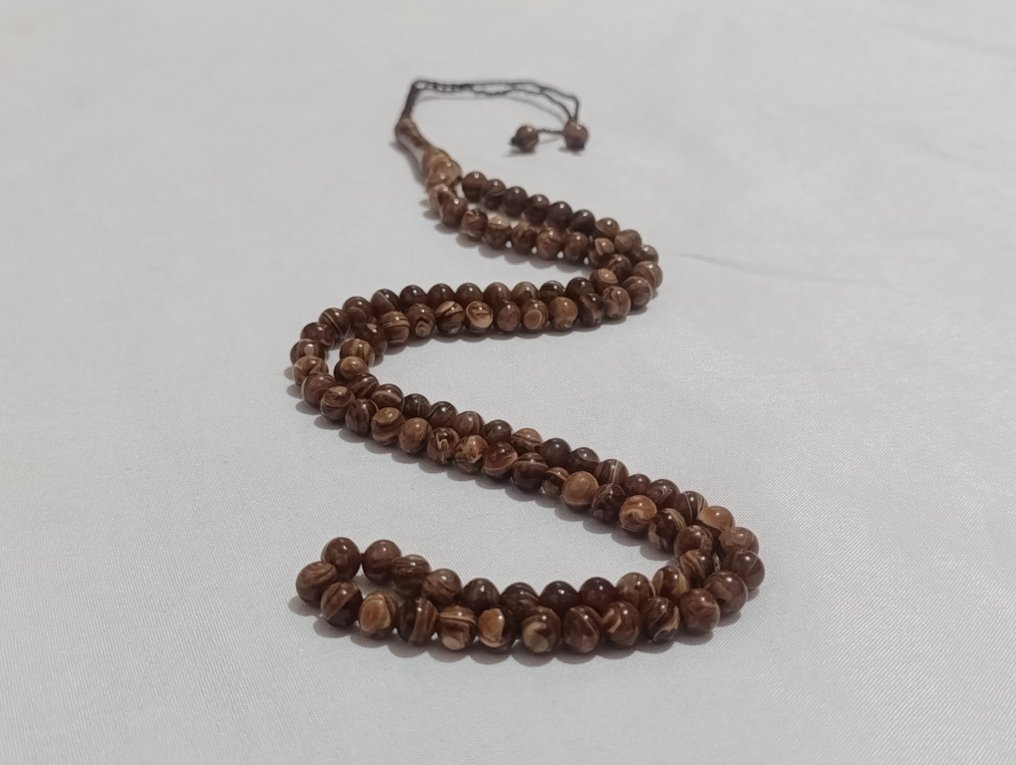  Ροζάριο - Κεχριμπάρι - 1970-1980 - Σπάνια Κομποσκοίνια Προσευχής  #4.3