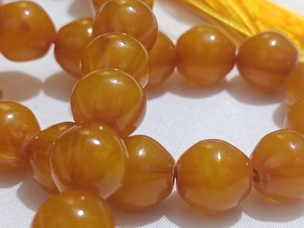  天主教念珠 - 琥珀 - 1970-1980 - 稀有的祈祷念珠  #3.2