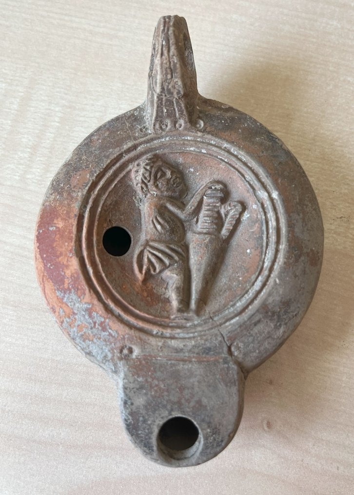 古罗马，帝国 Terracotta 灯 #3.2