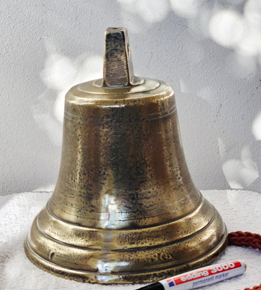 Schiffsglocke - Bronze - schwer 5 kg, Durchmesser 23 cm. #2.1