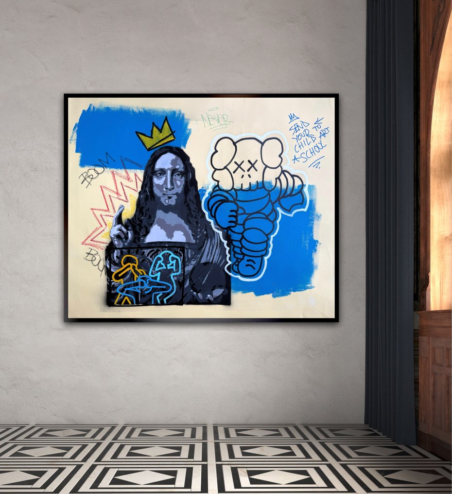 Quiona+ (1987) - ‘Salvator Mundi × KAWS × Haring‘ #1.0