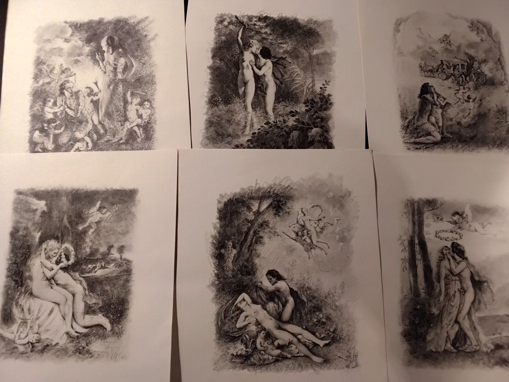 Paul Emile Becat (1885-1960) - Les Baisers #1.0