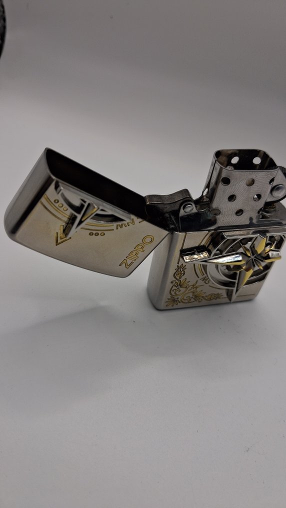 Zippo - Compass design - Accendino - Acciaio (inossidabile) #3.2