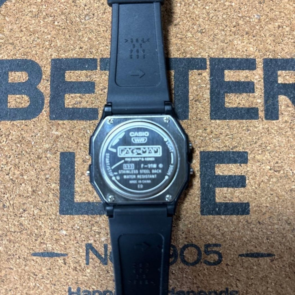 Casio - Digital Watch “PAC-MAN Collaboration” — Black - F-91WPC-1AJR - Unisex - 2020 #4.3