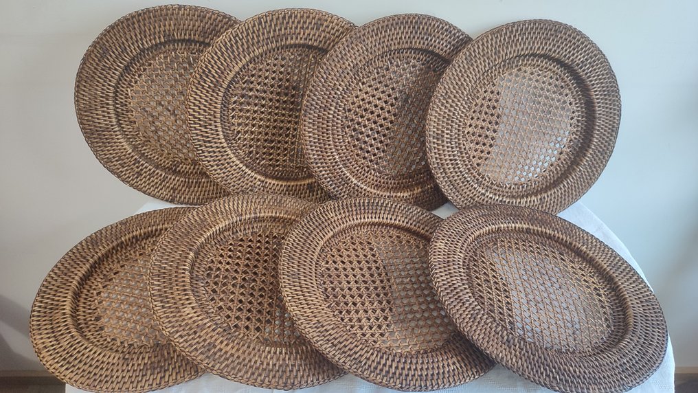 Flamant - 充電板 (8) - 多哥 - 藤, 竹, cannage, osier - 餐具服务 #1.0