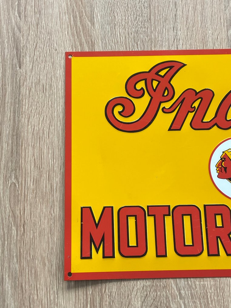 Sign - Indian Motorcycles / AAA Sign Co Coitsville Ohio #1.0