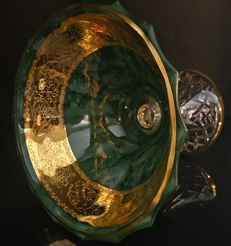 ISMIE LUX - 餐桌中央装饰 - 金色的最佳大型沉重中心装饰  - 水晶, 金 #4.3