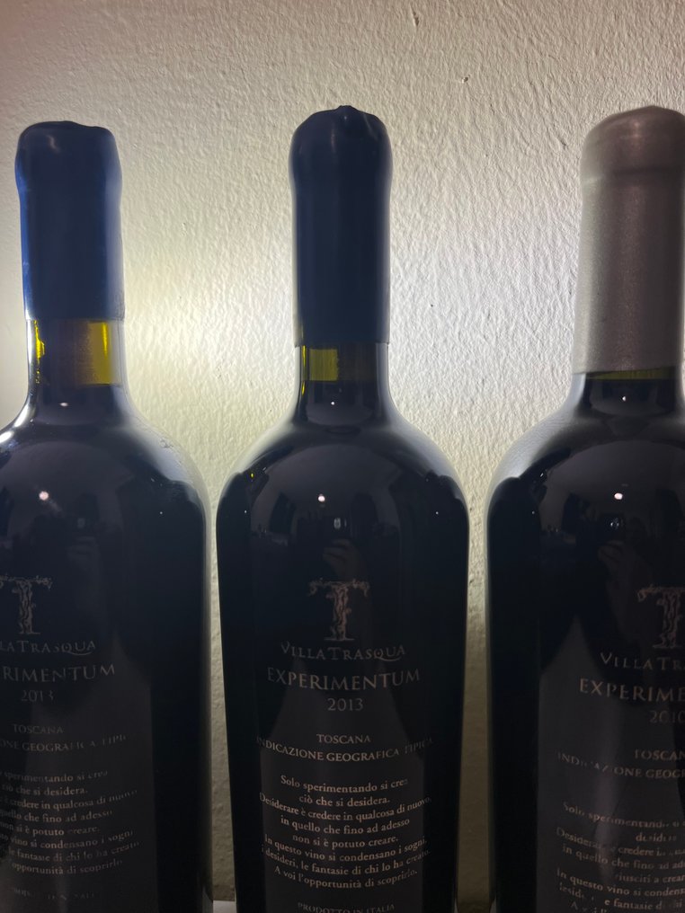2010 & 2013 x2 Villa Trasqua Experimentum - 托斯卡纳 IGT - 3 Bottles (0.75L) #3.2