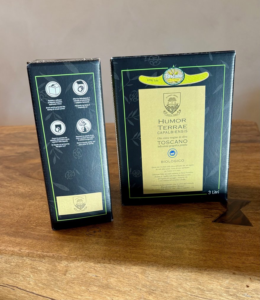 Humor Terrae Capalbiensis - Az. Agricola Pieralessandro Olivieri - Natives Olivenöl Extra - 2 - BaginBox da 3 Litri #2.1