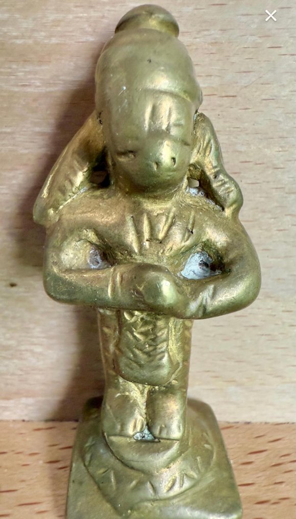 Statua di Hanuman - Ottone - India - XIX secolo #1.0