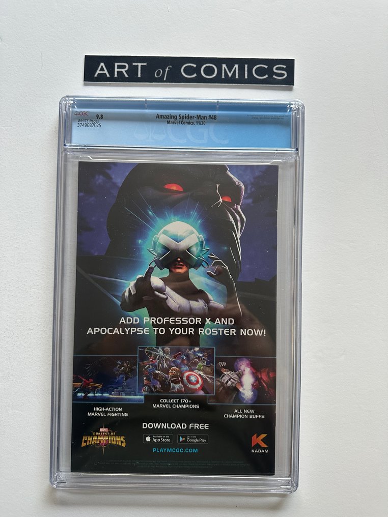 The Amazing Spider-Man (Vol. 5) #48 - CGC 9.8 - 1 Graded comic - EO - 2020 #1.0