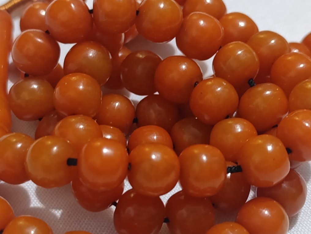  Ροζάριο - Κεχριμπάρι - 1970-1980 - Σπάνια Κομποσκοίνια Προσευχής  #2.1