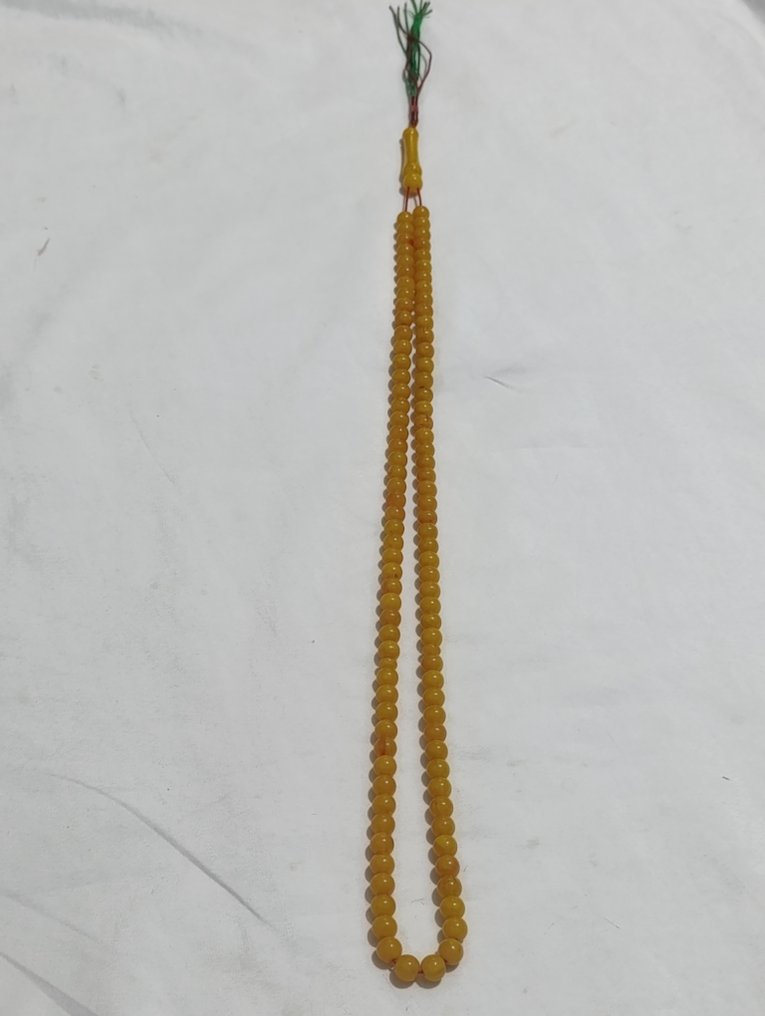  Ροζάριο - Κεχριμπάρι - 1970-1980 - Σπάνια Κομποσκοίνια Προσευχής  #1.0