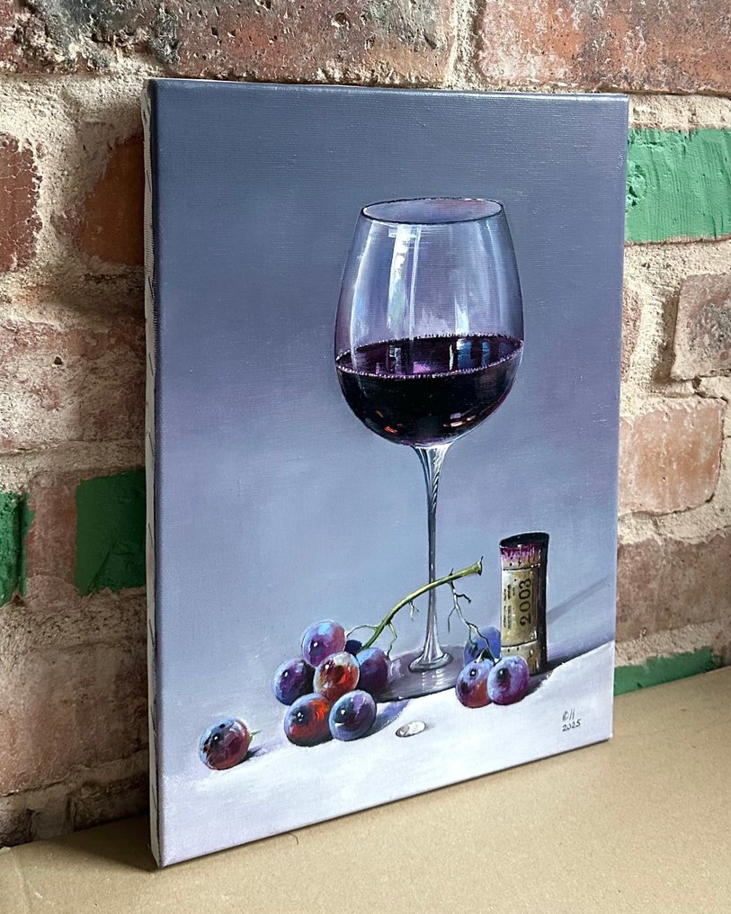 Alexander Nakonechny (1971) - Glass of red wine #1.0