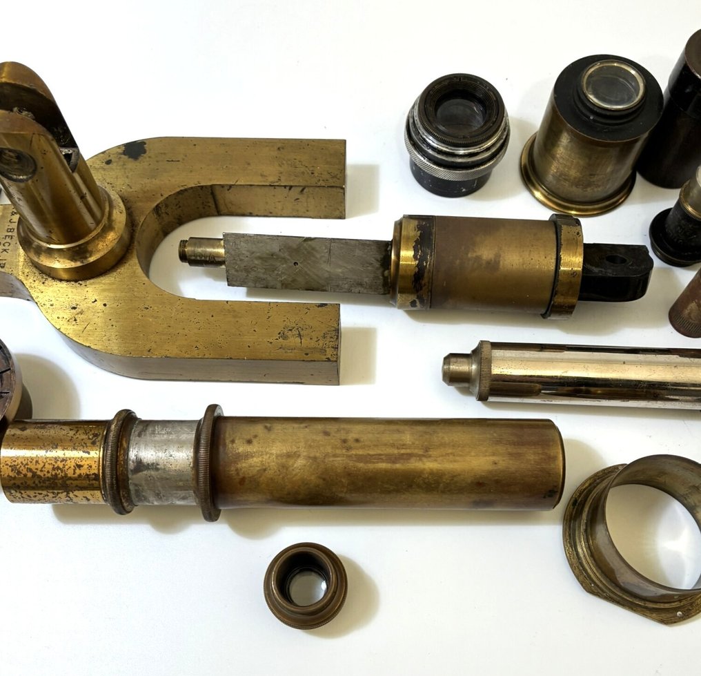 Pièces de microscopes anciennes du XIXe siècle - 1850-1900 - Royaume-Uni - Beck #4.3
