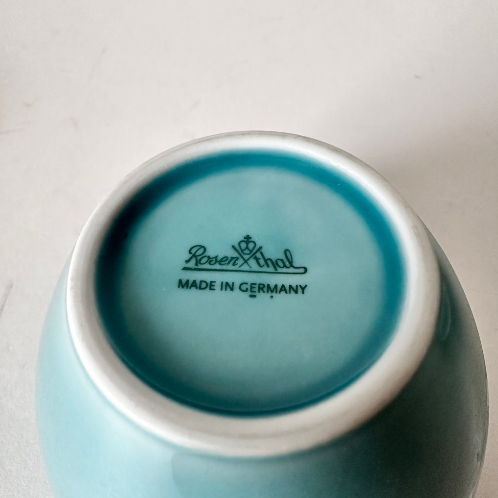 Rosenthal - 糖罐 (2) - Mesh Colours Aqua - 瓷 #3.2